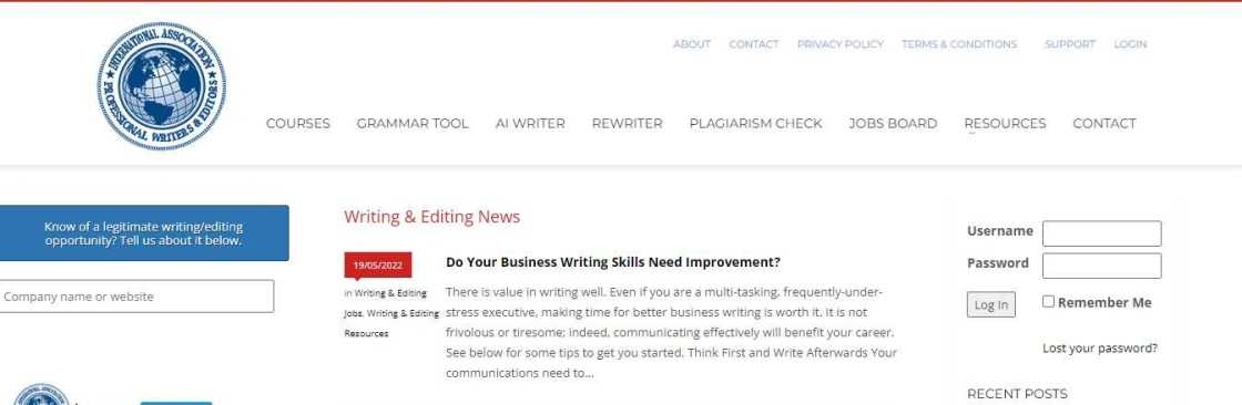 International Association of Professional Writers & Editors Cover Image