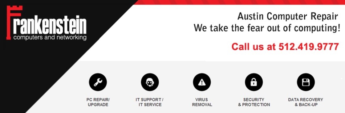 Computer Or PC Repair Services In Austin TX Frankenstein Computers Cover Image