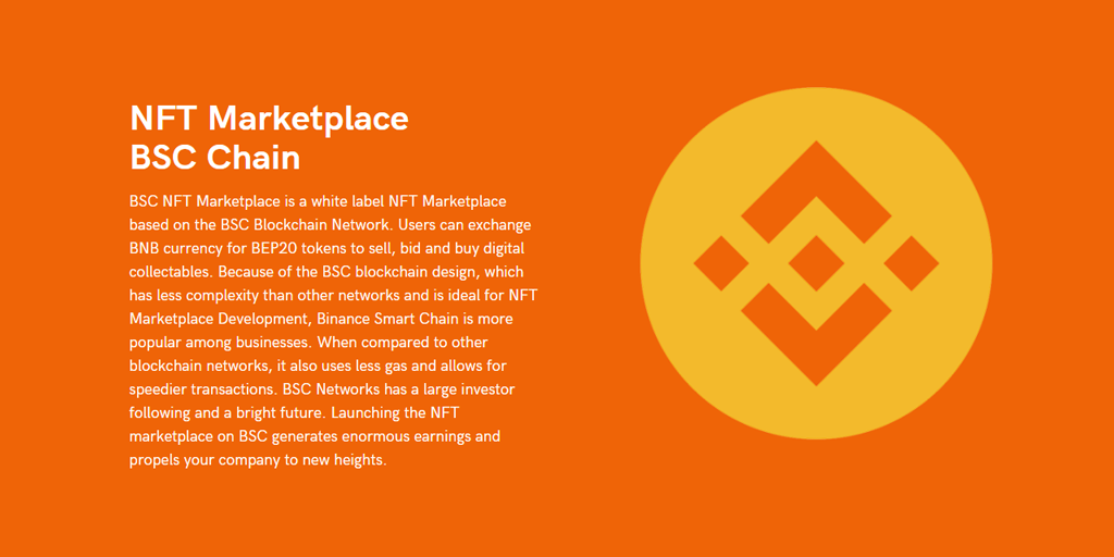 BSC NFT Marketplace Development | NFT Marketplace Solution