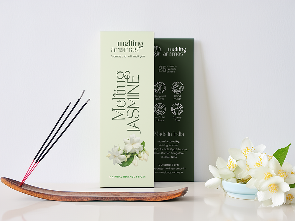 Melting Jasmine Incense Sticks Manufacturer & Exporter India