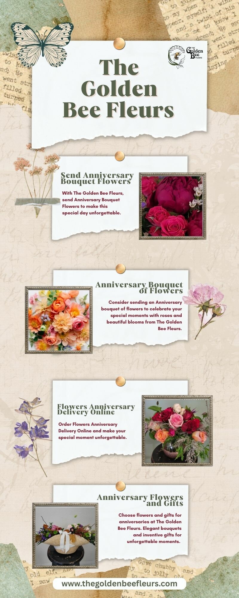 Send Anniversary Bouquet Flowers - PhotoUploads
