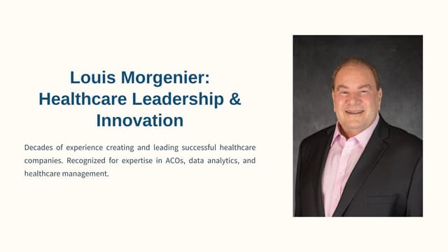 Louis Morgenier and the Rise of BlueSky Analytics | PPT