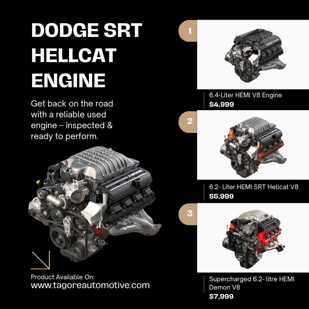 Dodge Challenger SRT Hellcat Engine for Sale – Buy Now!