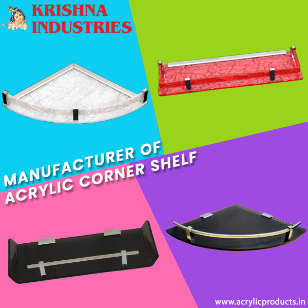 Make Your Bathroom Unique With Our Acrylic Corner Shelf!