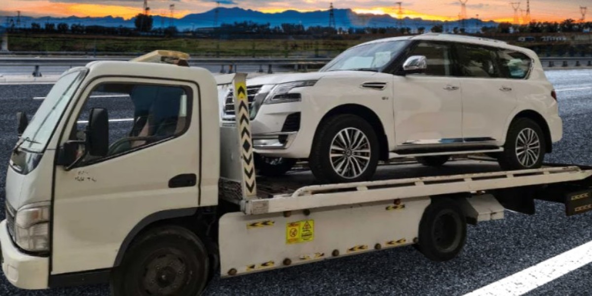 خدمات سحب السيارات واستبدال البطارية في أبوظبي على مدار الساعة