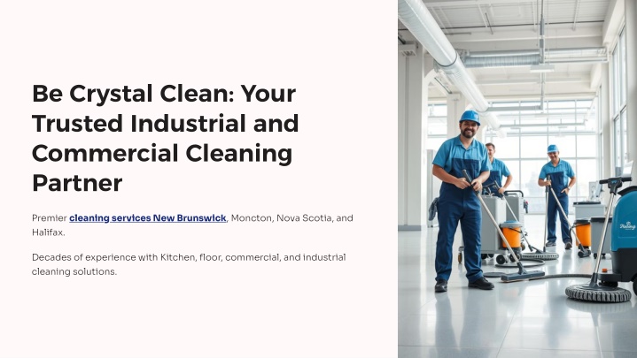 PPT - Be-Crystal-Clean-Your-Trusted-Industrial-Cleaning-Partner-processed PowerPoint Presentation - ID:14156818