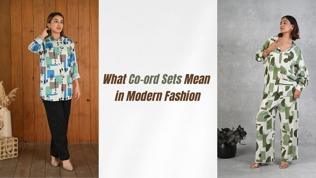 What is Co-Ord Set? What Co-ord Means in Modern Fashion  – Senorita Fashions