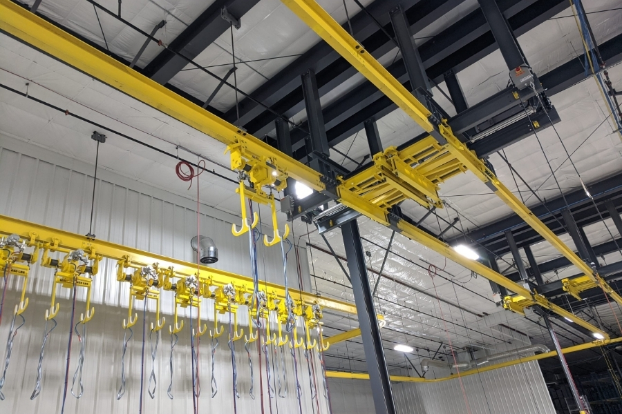 Choosing Between Jib Cranes and Monorail Systems