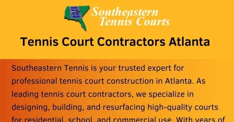 Tennis Court Contractors Atlanta