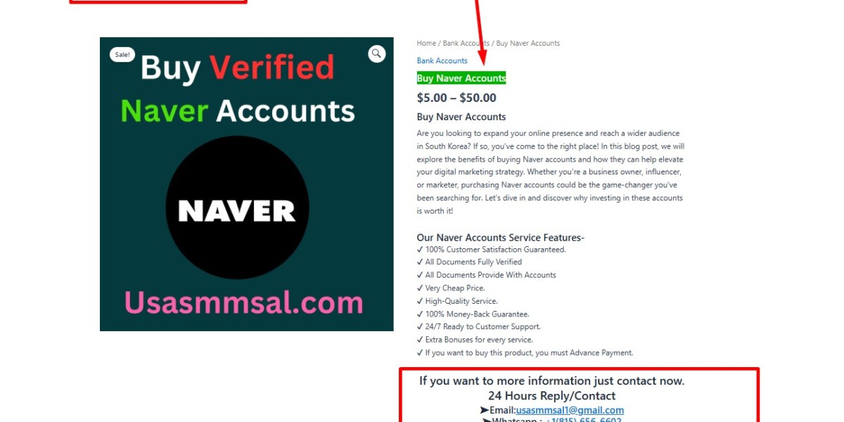 What are the benefits of buying Naver accounts?