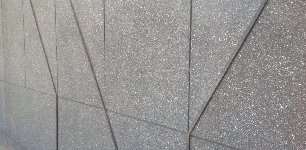 Glass Mirror Aggregate Plaster | Wall Plaster Design Glass Texture