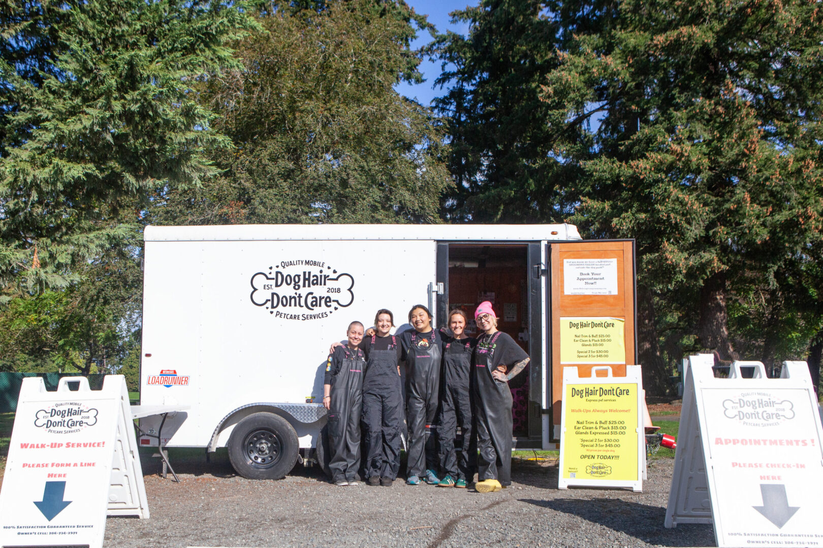 Mobile Dog Grooming at Dog Parks in Redmond & Seattle | Dog Hair Don't Care