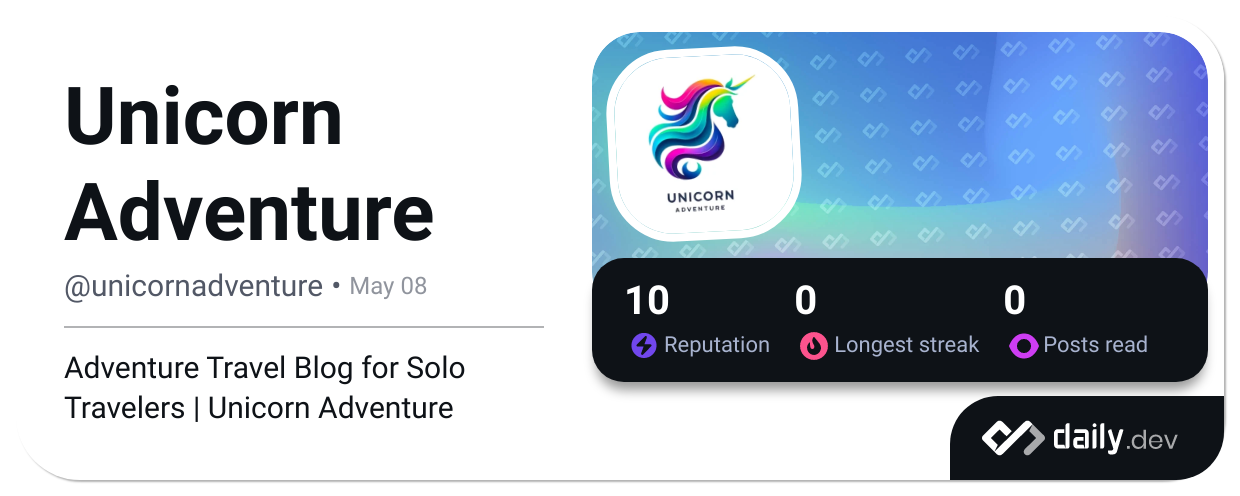 Unicorn Adventure (@unicornadventure) | daily.dev
