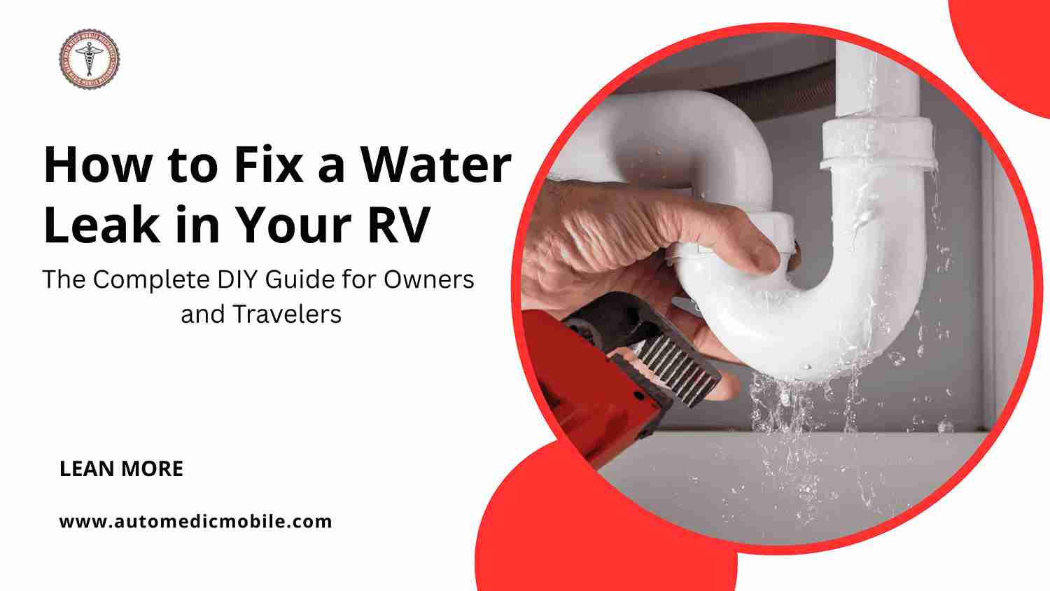 How to Fix a Water Leak in Your RV (Easy DIY Guide)