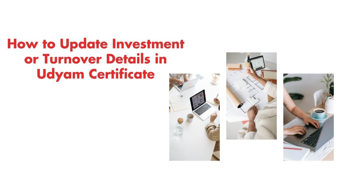 How to Update Investment or Turnover Details in Udyam Certificate
