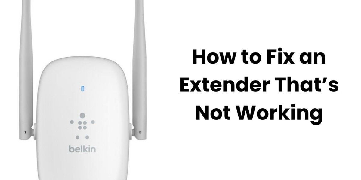 How to Fix The Belkin WiFi Extender That’s Not Working