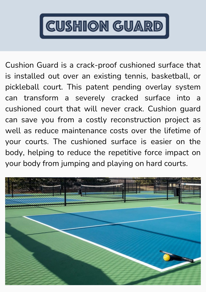 PPT - Build Premium Tennis Courts in Georgia with Cushion Guard PowerPoint Presentation - ID:14394747