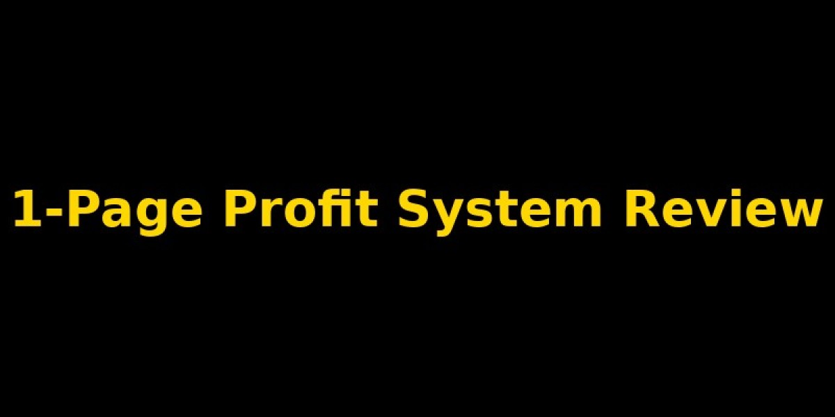Discover the Simplicity of Earning Online with the 1-Page Profit System
