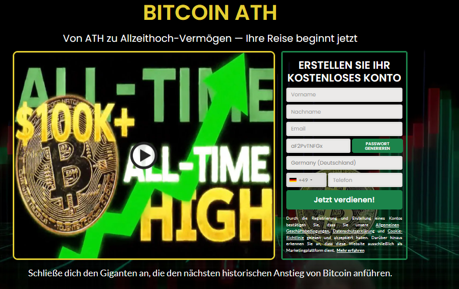 Bitcoin ATH Erfahrungen - Von ATH zu Allzeithoch-Vermögen — Ihre Reise beginnt jetzt!