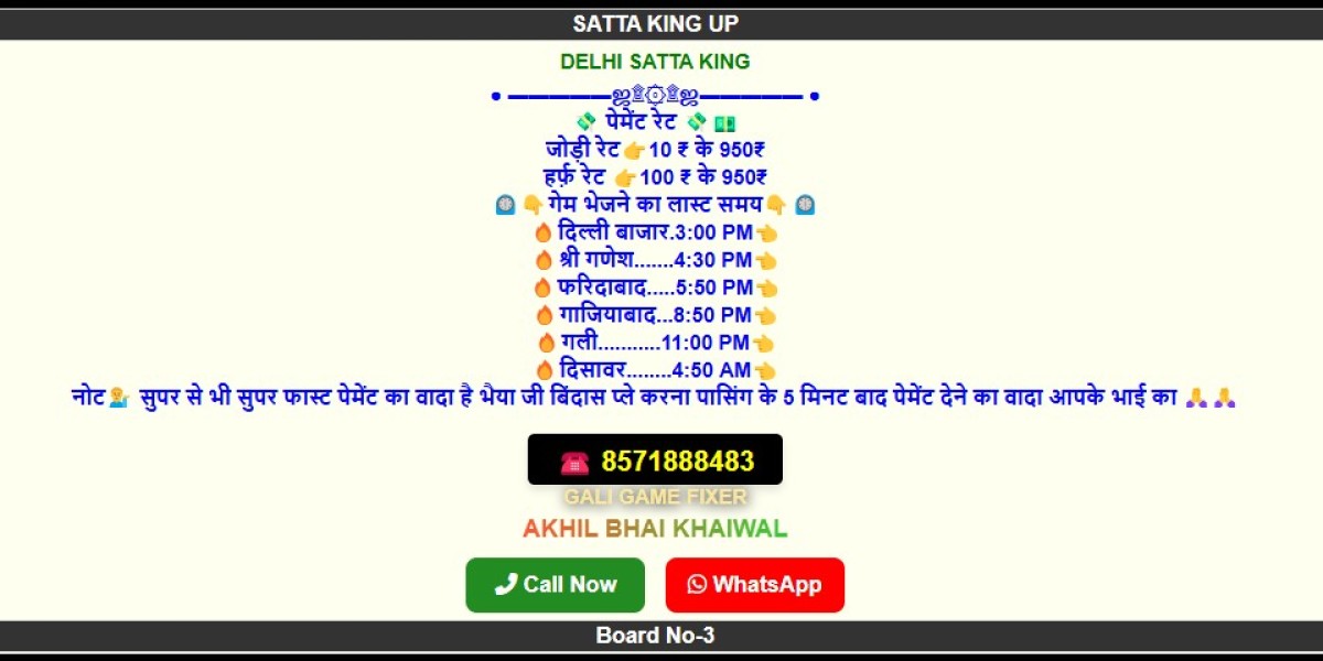 Use Gaziyabad satta tools for expert number predictions