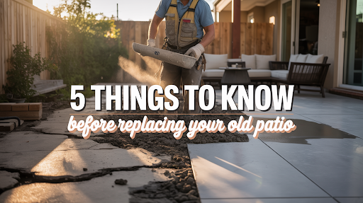 5 Things to Know Before Replacing Your Old Patio with New Concrete - Picnobs