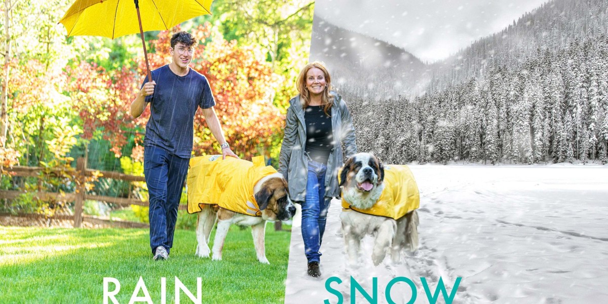 HugeHounds Rain Gear Keeps Your Big Dog Dry and Dashing