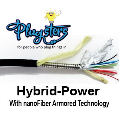 Buy Hybrid Armored Power Cables NYC, USA - Plugsters