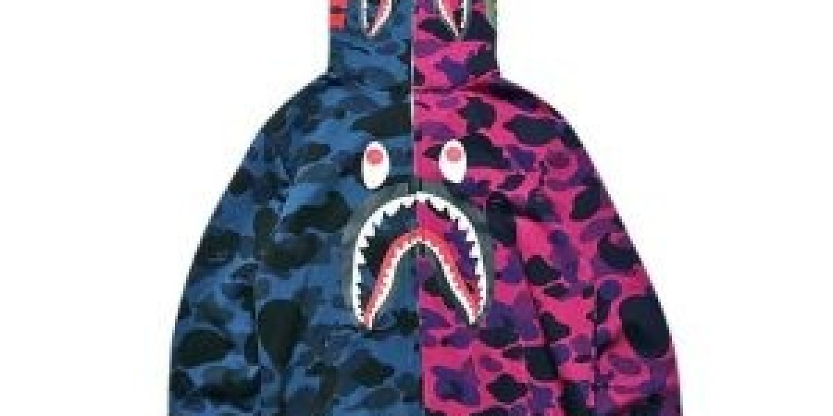 BAPE Shark Hoodie with Distinctive WGM Patch