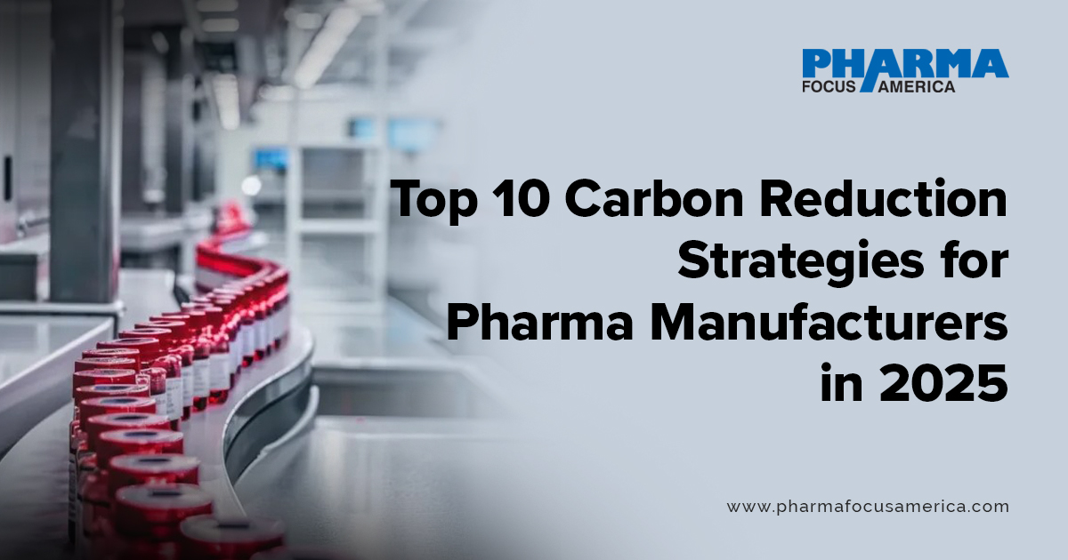 Reducing Carbon Emissions in Pharma