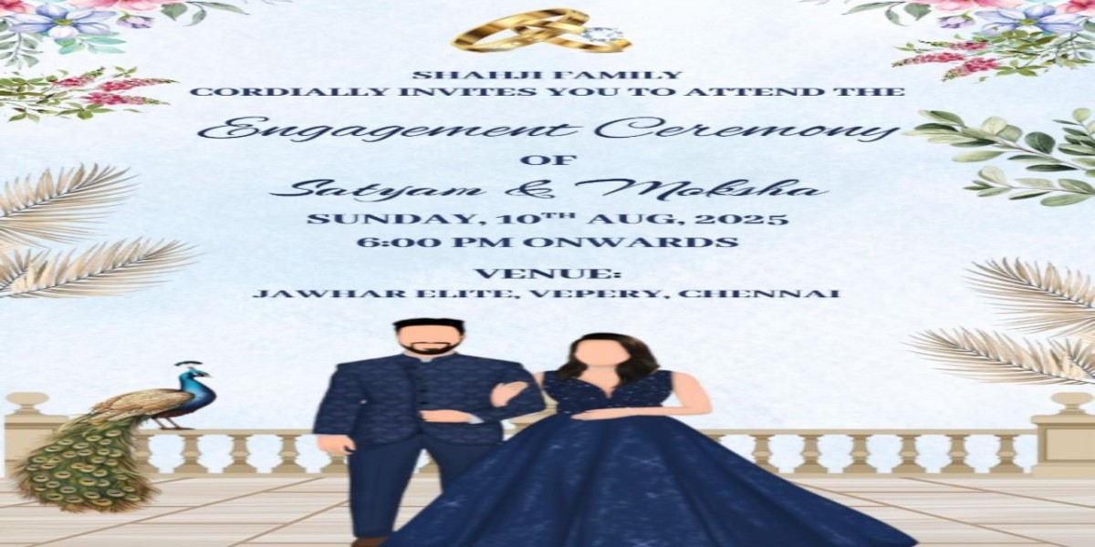 Modern & Classic Styles for an Engagement Invitation Card