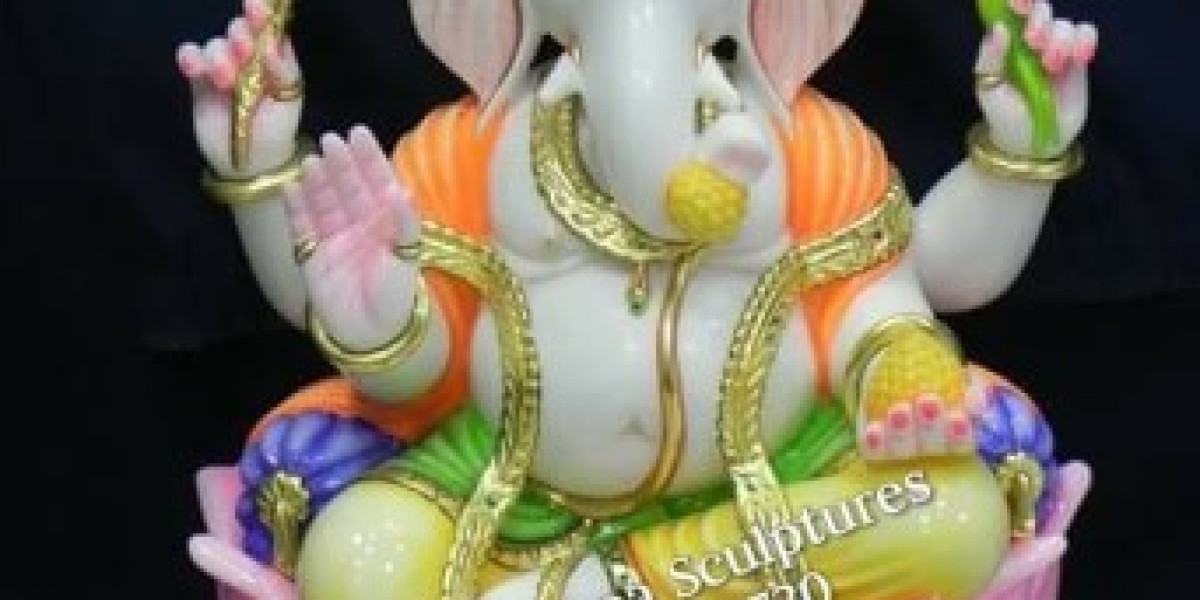 Divine Elegance with The Murti Wala: Exquisite White Marble Ganpati Statues for Every Home