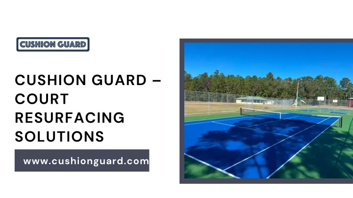 PPT - CushionGuard – Crack-Proof Cushioned Court Resurfacing Solutions PowerPoint Presentation - ID:14436001