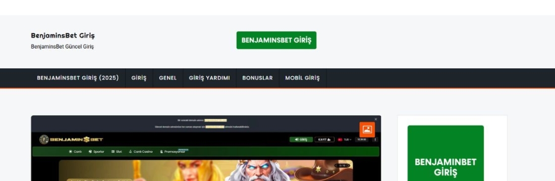 BenjaminsBet Mobil Giriş Cover Image
