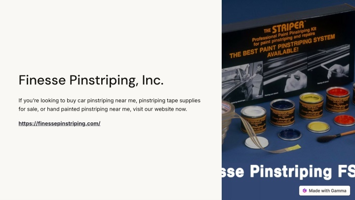 PPT - Vinyl Striping Tape PowerPoint Presentation, free download - ID:14407881