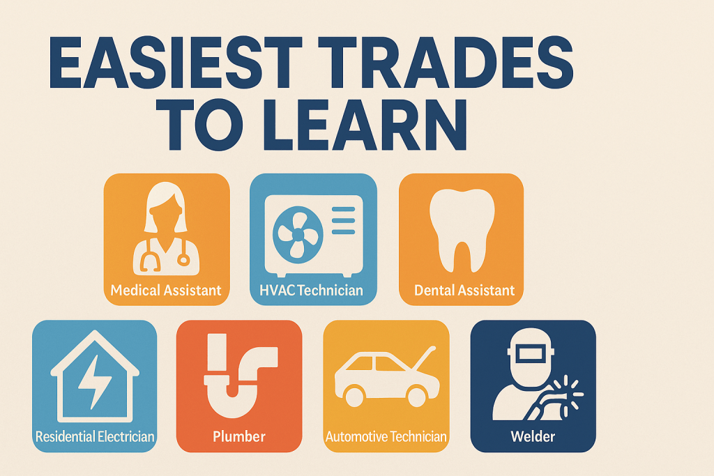 Easiest Trades to Learn in 2026