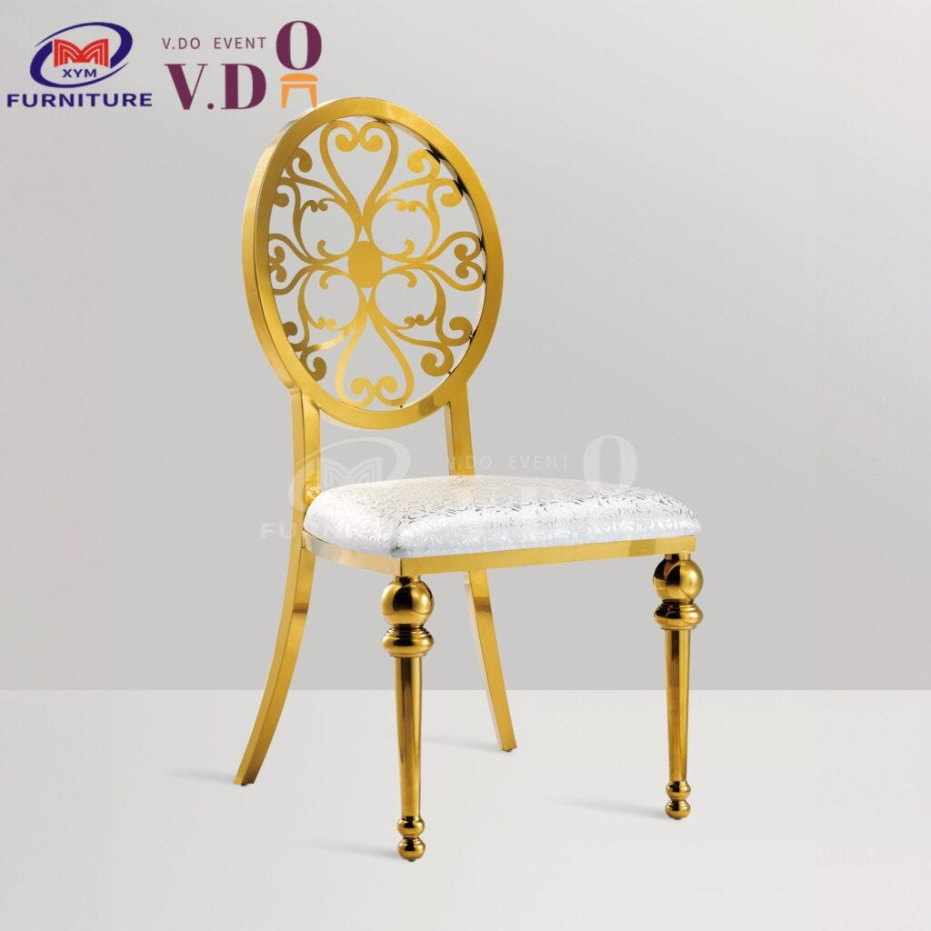 كراسي الحفلات الذهبية: حلول جلوس فاخرة من شركة غوانغدونغ شينييمي للأثاث
