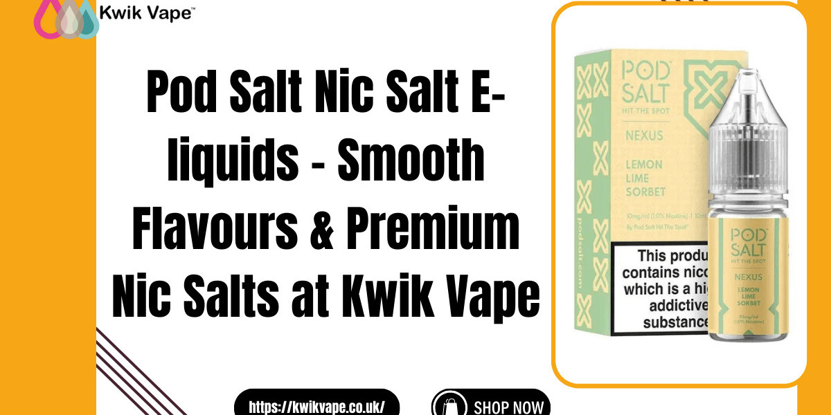 Pod Salt Nic Salt E-liquids | Kwik Vape UK Nic Salts