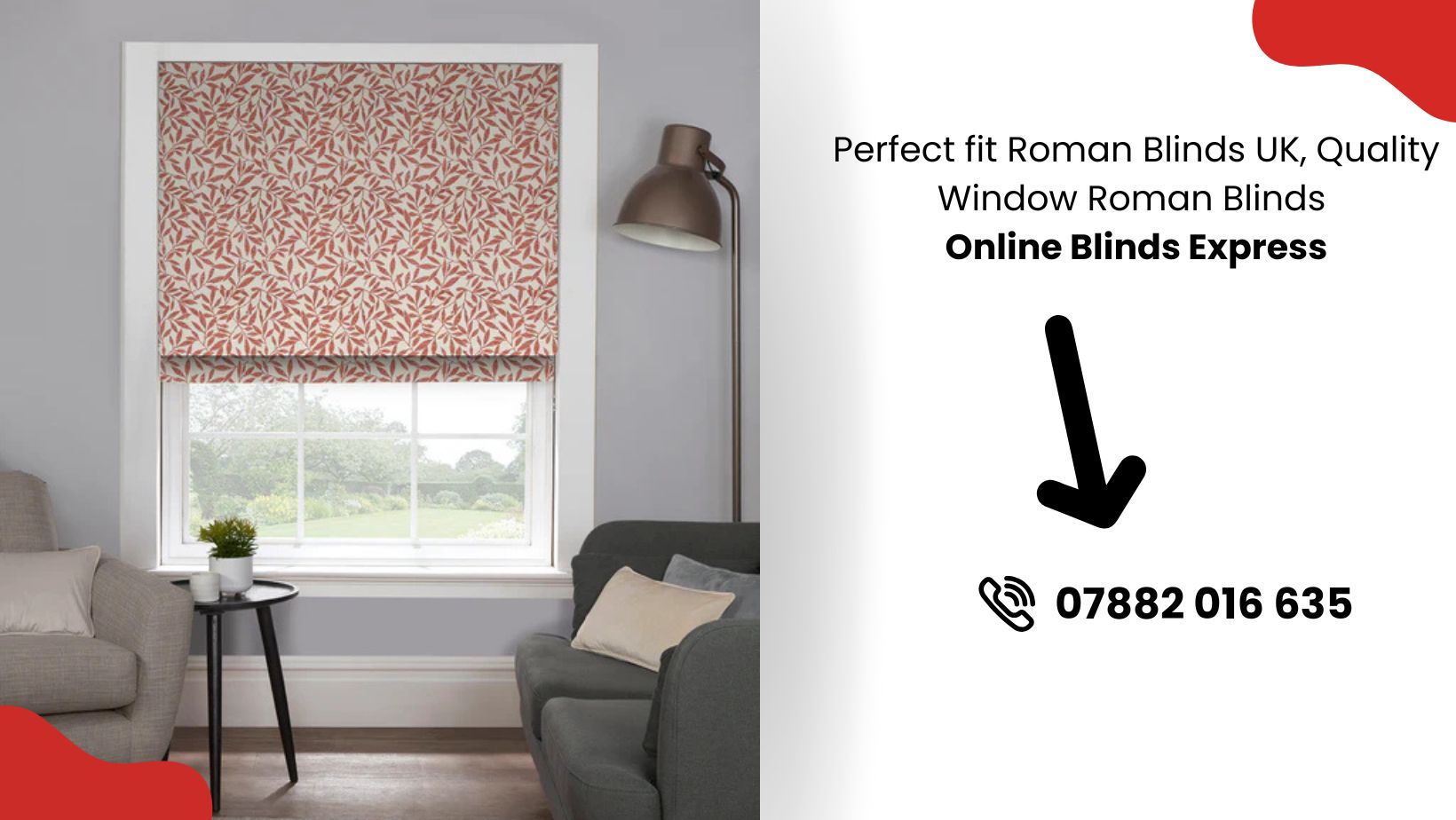 Transform Your Interiors with Elegant Roman Blinds