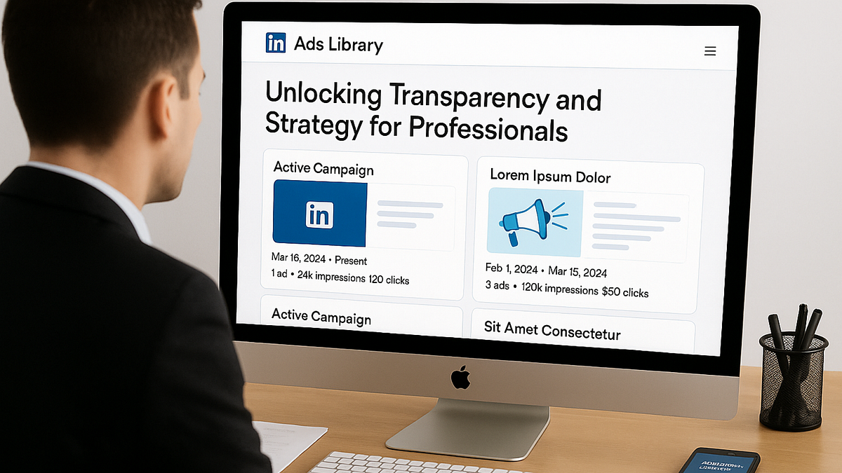 LinkedIn Ads Library: Unlocking Transparency and Strategy for Professionals | by SpySocial | Sep, 2025 | Medium