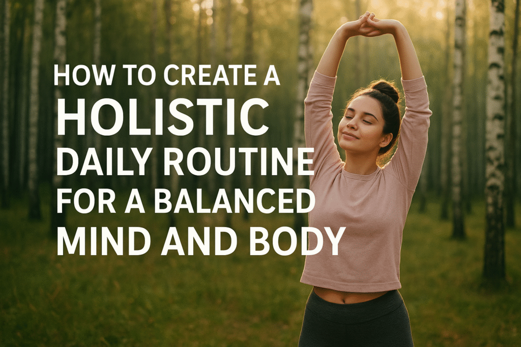 How to Create a Holistic Daily Routine for a Balanced Mind and Body - Help 4 SEO