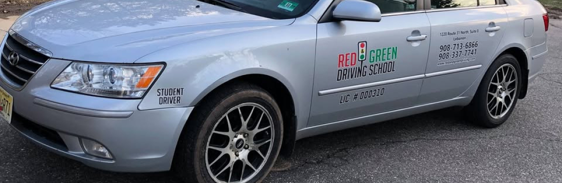 Red and Green Driving School Cover Image