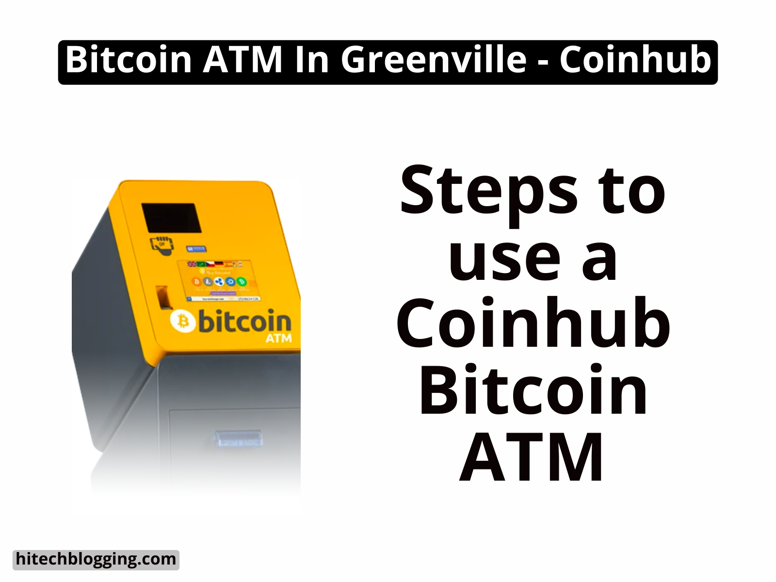 Bitcoin ATMs in Greenville: Coinhub's Crypto Exchanges