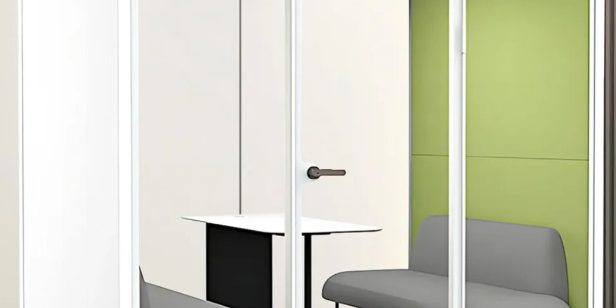 What is the fire resistance performance of the soundproof work pod?