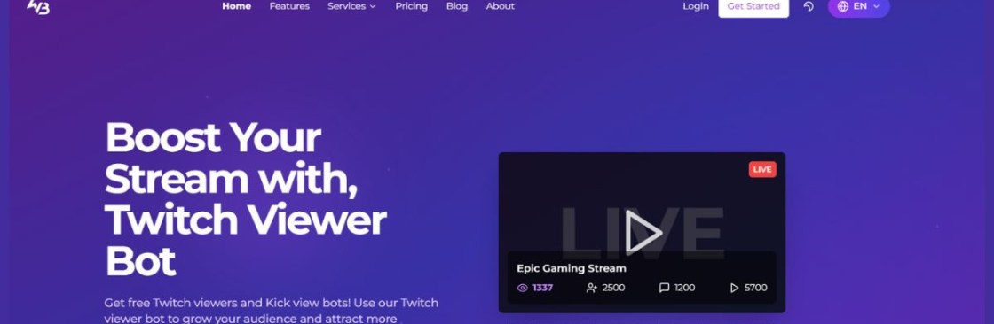 Twitch view bot Cover Image