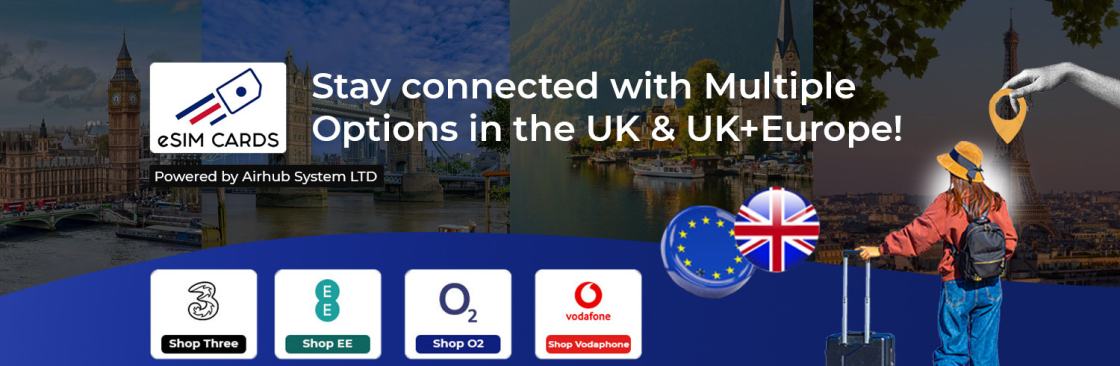 buy eSIM cards plans UK Europe with Data Callings Cover Image