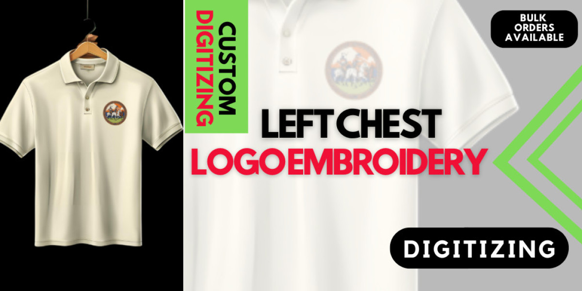 Boost Sales Fast with 1 Custom Left Chest Digitizing
