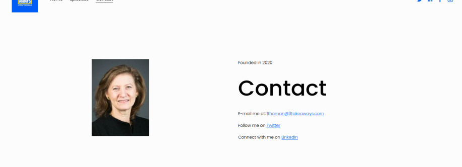 Three Takeaways Podcast Cover Image