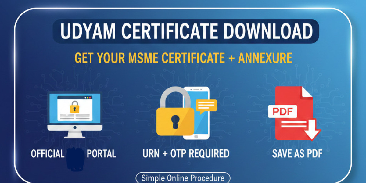 Simple Procedure to Download Udyam Certificate and Udyam Annexure Certificate