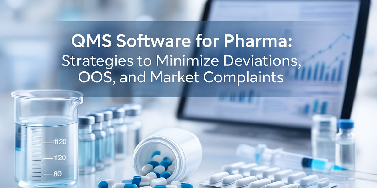 QMS Software for Pharma: Strategies to Minimize Deviations, OOS, and Market Complaints