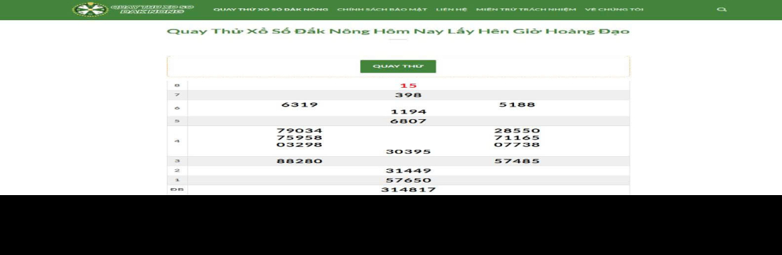 Quay Thử Xổ Số Đắk Nông Cover Image